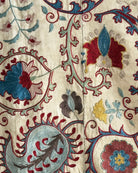 Hand Stitched Suzani (CSSU212521 | 62 x 79") Suzani Aziz Suzani 