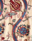 Hand Stitched Suzani (CSSU220322 | 62 x 74 1/2") Suzani Aziz Suzani 