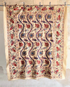 Hand Stitched Suzani (CSSU220322 | 62 x 74 1/2") Suzani Aziz Suzani 