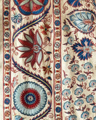 Hand Stitched Suzani (CSSU220422 | 61 1/2 x 93") Suzani Aziz Suzani 