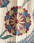 Hand Stitched Suzani (CSSU221822| 60 1/4 x 81") Suzani Aziz Suzani 