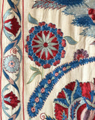 Hand Stitched Suzani (CSSU221822| 60 1/4 x 81") Suzani Aziz Suzani 