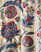 Hand Stitched Suzani (CSSU221822| 60 1/4 x 81") Suzani Aziz Suzani 