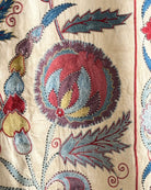 Hand Stitched Suzani (CSSU221822| 60 1/4 x 81") Suzani Aziz Suzani 