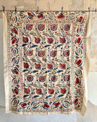 Hand Stitched Suzani (CSSU222222| 63 x 75 1/2") Suzani Aziz Suzani 