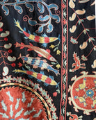 Hand Stitched Suzani (CSSU44225 | 64 x 80") Suzani Aziz Suzani 