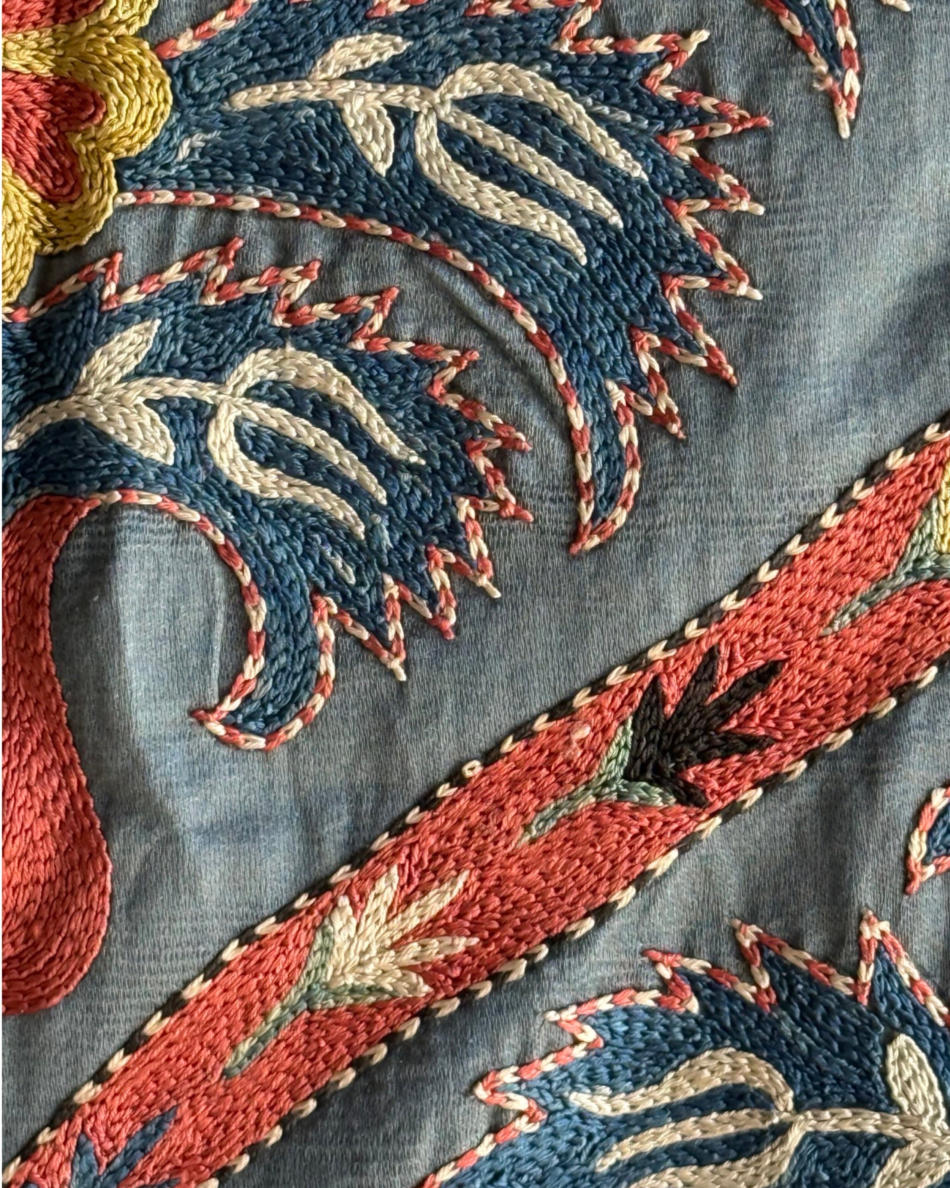 Hand Stitched Suzani (CSSU44725 | 60 x 78") Suzani Aziz Suzani 