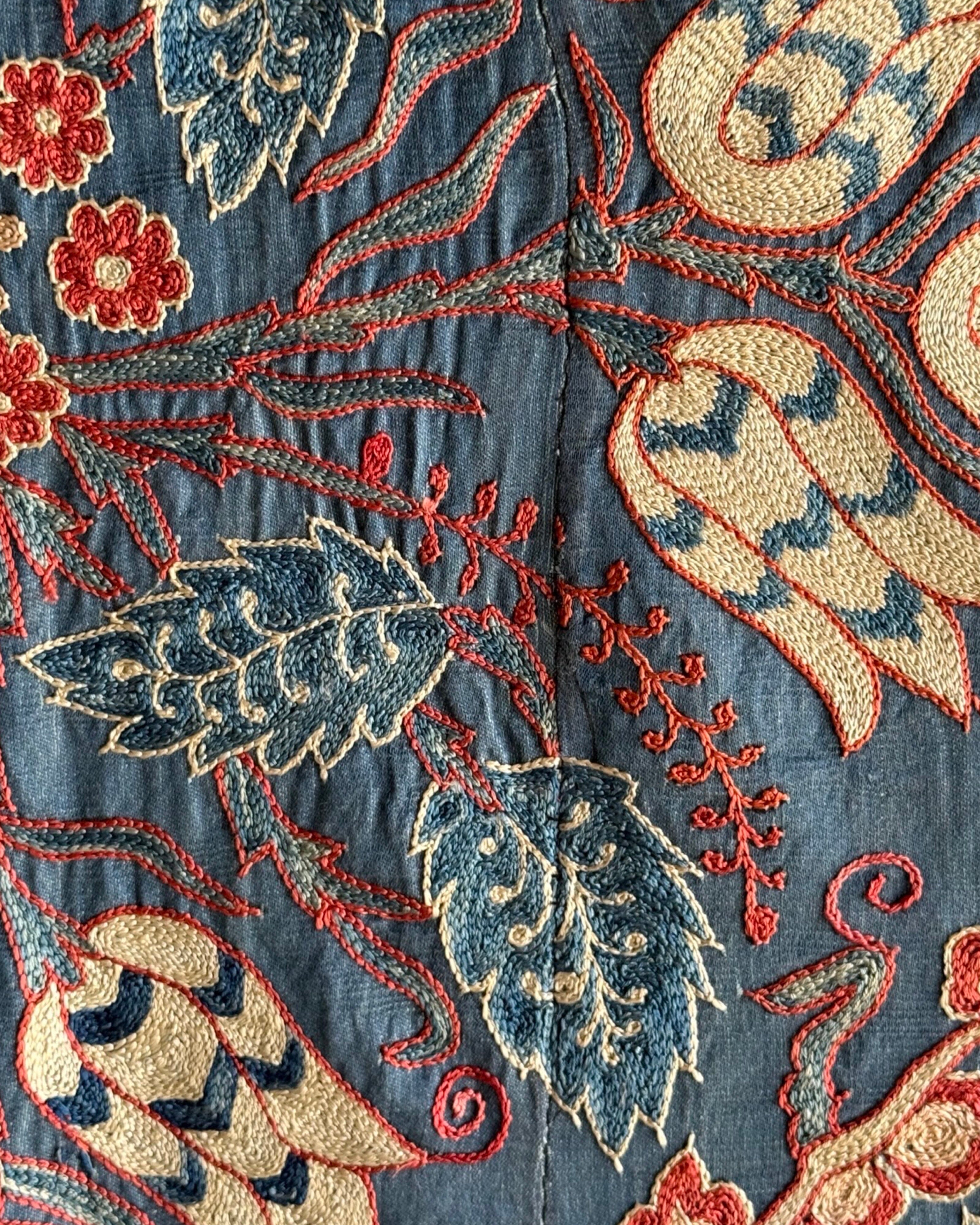 Hand Stitched Suzani (CSSU44825 | 62 x 81") Suzani Aziz Suzani 