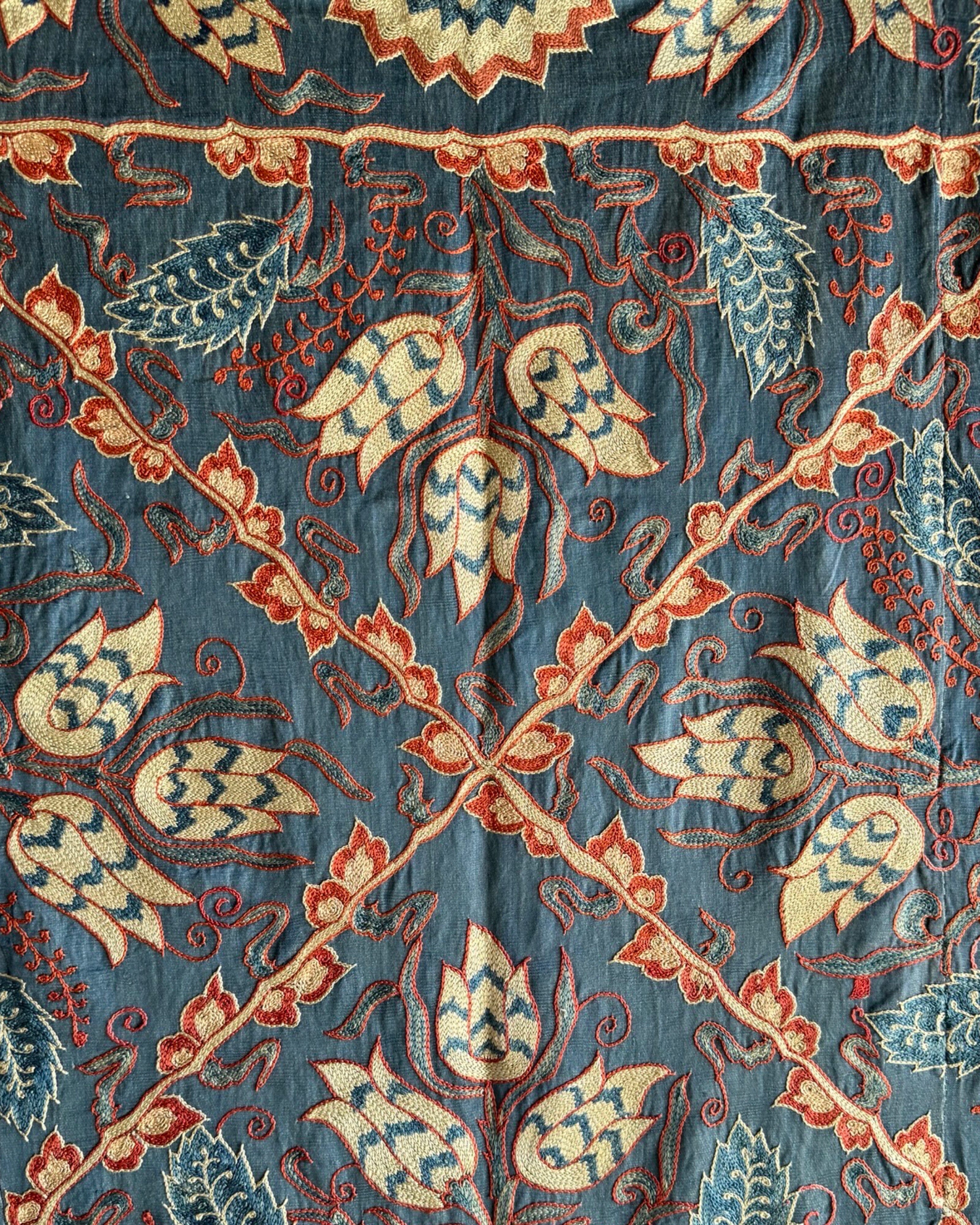 Hand Stitched Suzani (CSSU44825 | 62 x 81") Suzani Aziz Suzani 