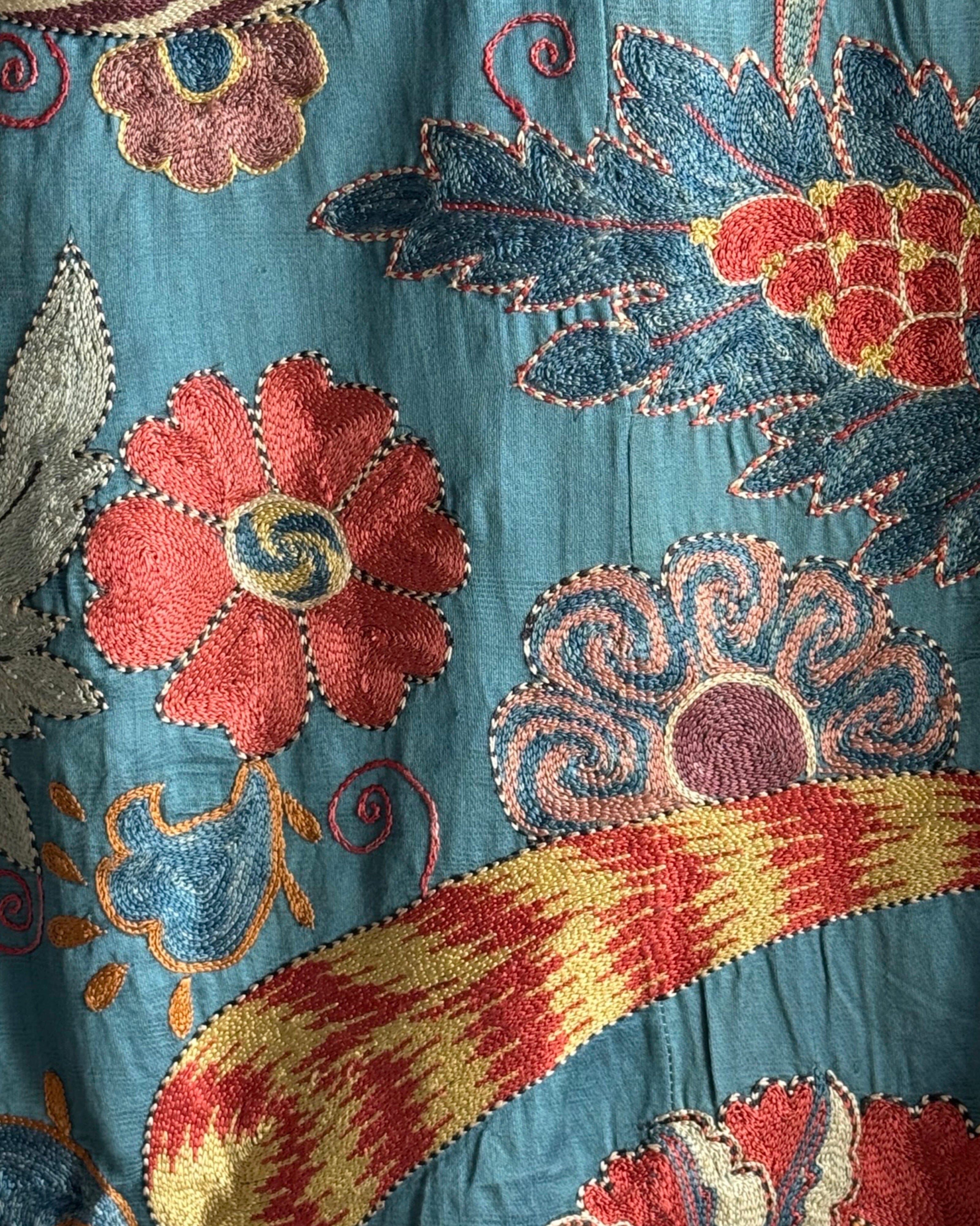 Hand Stitched Suzani (CSSU46025 | 62 x 83") Suzani Aziz Suzani 