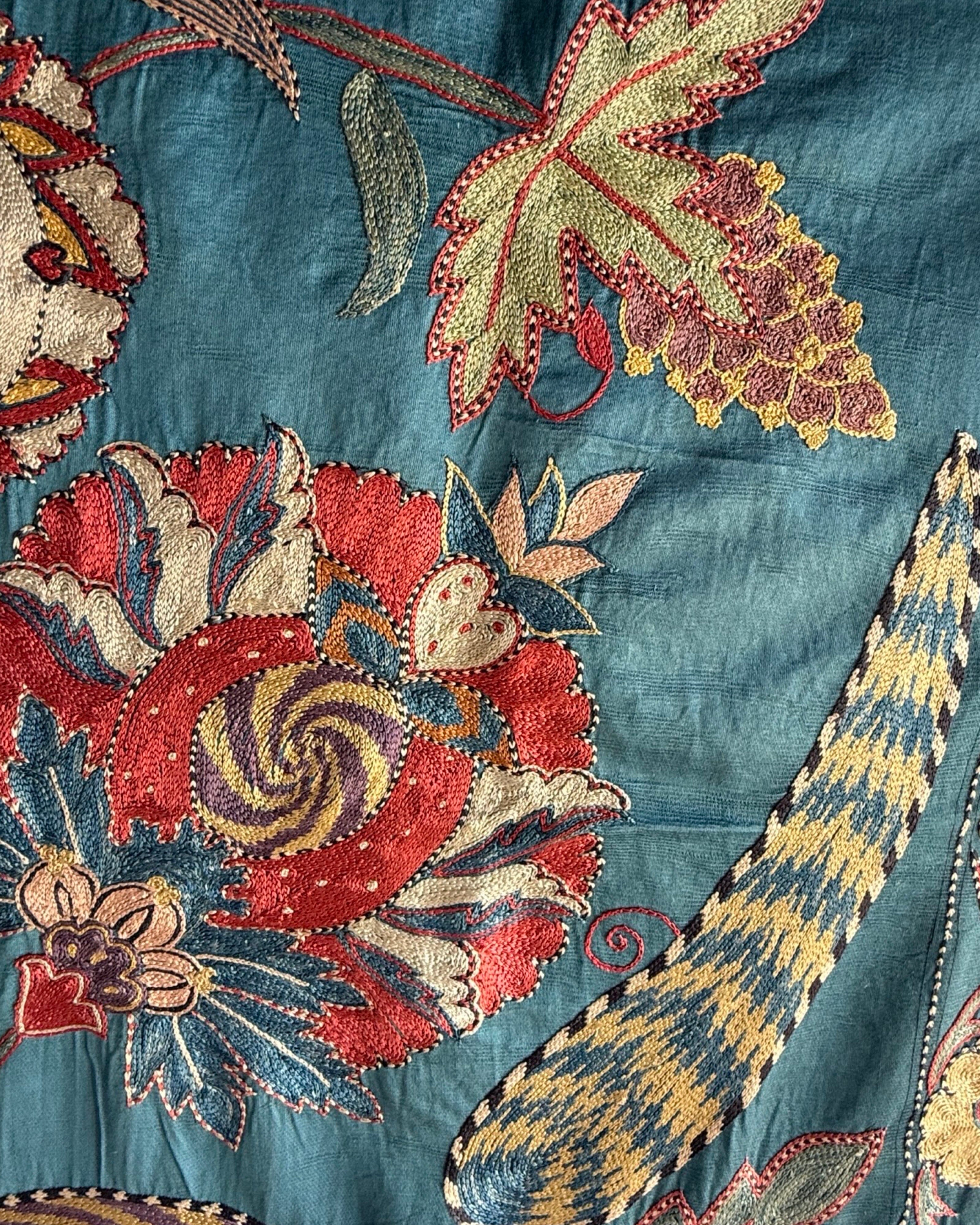 Hand Stitched Suzani (CSSU46025 | 62 x 83") Suzani Aziz Suzani 