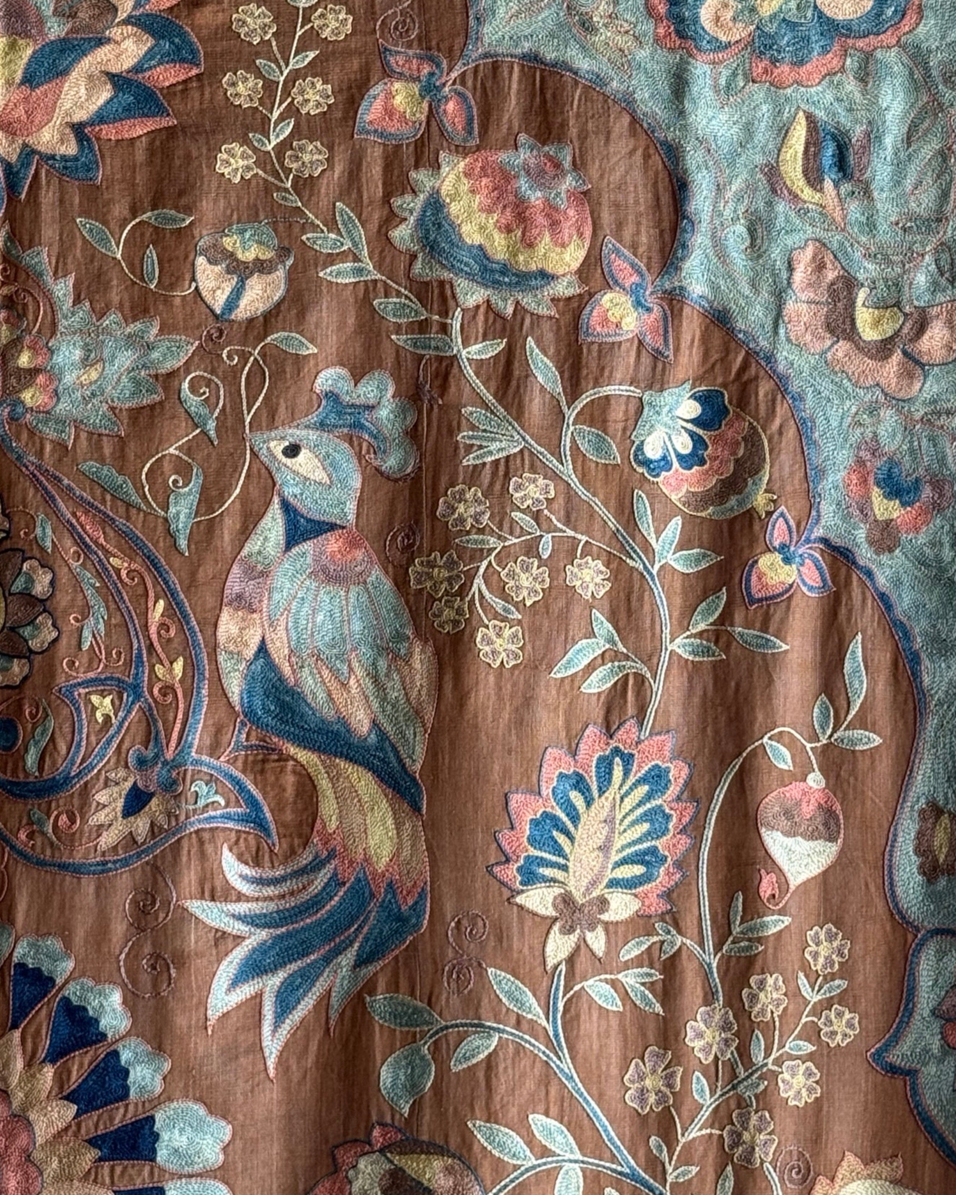 Hand Stitched Suzani (CSSU46325 | 63" x 94") Suzani Aziz Suzani 