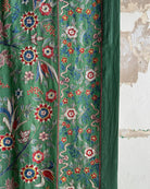 Hand Stitched Suzani (CSSU48125 | 84" x 122") Suzani Aziz Suzani 