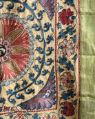 Hand Stitched Suzani (CSSU610126 | 43 x 60.5") Suzani Aziz Suzani 