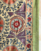 Hand Stitched Suzani (CSSU610126 | 43 x 60.5") Suzani Aziz Suzani 