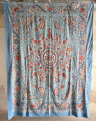 Hand Stitched Suzani (CSSU610826 | 89 x 117.5" ) Suzani Aziz Suzani 