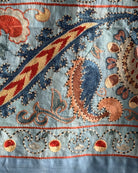 Hand Stitched Suzani (CSSU610826 | 89 x 117.5" ) Suzani Aziz Suzani 