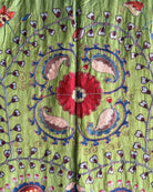 Hand Stitched Suzani (CSSU610926 | 84 x 94") Suzani Aziz Suzani 