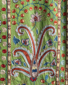 Hand Stitched Suzani (CSSU610926 | 84 x 94") Suzani Aziz Suzani 