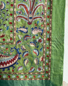 Hand Stitched Suzani (CSSU610926 | 84 x 94") Suzani Aziz Suzani 