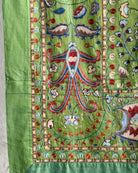 Hand Stitched Suzani (CSSU610926 | 84 x 94") Suzani Aziz Suzani 