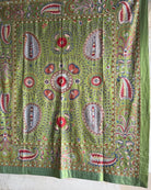 Hand Stitched Suzani (CSSU610926 | 84 x 94") Suzani Aziz Suzani 