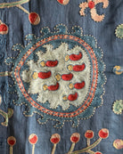 Hand Stitched Suzani (CSSU611226 | 84 x 105" ) Suzani Aziz Suzani 