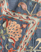 Hand Stitched Suzani (CSSU611226 | 84 x 105" ) Suzani Aziz Suzani 