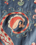 Hand Stitched Suzani (CSSU611226 | 84 x 105" ) Suzani Aziz Suzani 