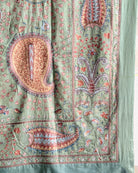 Hand Stitched Suzani (CSSU611426 | 85 x 95" ) Suzani Aziz Suzani 