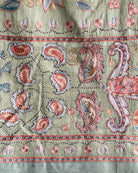 Hand Stitched Suzani (CSSU611426 | 85 x 95" ) Suzani Aziz Suzani 