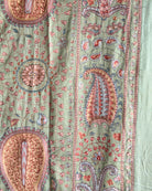 Hand Stitched Suzani (CSSU611426 | 85 x 95" ) Suzani Aziz Suzani 