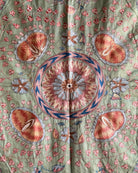 Hand Stitched Suzani (CSSU611426 | 85 x 95" ) Suzani Aziz Suzani 