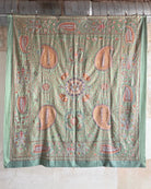 Hand Stitched Suzani (CSSU611426 | 85 x 95" ) Suzani Aziz Suzani 