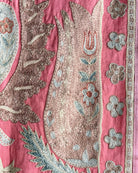 Hand Stitched Suzani (CSSU611526 | 83 x 95") Suzani Aziz Suzani 