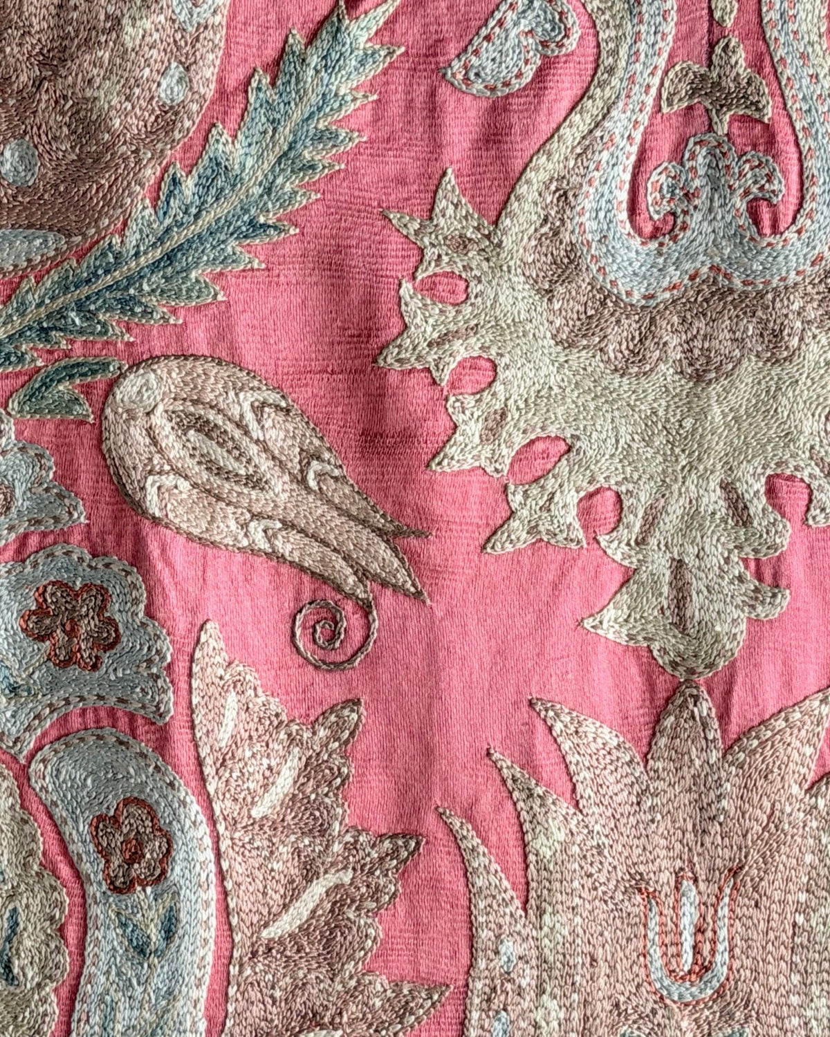Hand Stitched Suzani (CSSU611526 | 83 x 95") Suzani Aziz Suzani 