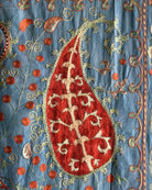 Hand Stitched Suzani (CSSU611726 | 64 x 86.5" ) Suzani Aziz Suzani 