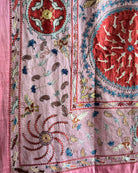 Hand Stitched Suzani (CSSU611826 | 64 x 80.5") Suzani Aziz Suzani 