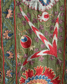 Hand Stitched Suzani (CSSU612026 | 64 x 79") Suzani Aziz Suzani 