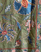 Hand Stitched Suzani (CSSU612026 | 64 x 79") Suzani Aziz Suzani 