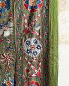 Hand Stitched Suzani (CSSU612026 | 64 x 79") Suzani Aziz Suzani 