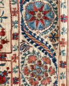 Hand Stitched Suzani (CSSU65726 | 43 x 59" ) Suzani Aziz Suzani 