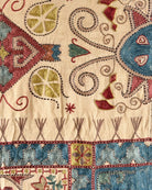 Hand Stitched Suzani (CSSU67826 | 64 x 98.5" ) Suzani Aziz Suzani 