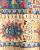 Hand Stitched Suzani (CSSU67826 | 64 x 98.5" ) Suzani Aziz Suzani 
