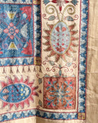 Hand Stitched Suzani (CSSU67826 | 64 x 98.5" ) Suzani Aziz Suzani 