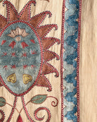 Hand Stitched Suzani (CSSU67826 | 64 x 98.5" ) Suzani Aziz Suzani 