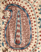 Hand Stitched Suzani (CSSU68626 | 62 x 78" ) Suzani Aziz Suzani 