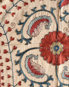 Hand Stitched Suzani (CSSU68626 | 62 x 78" ) Suzani Aziz Suzani 