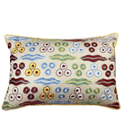 Hand Stitched Suzani Pillow (#SU501024 | 15 1/4 x 23 1/4") Pillow B. Viz Design 