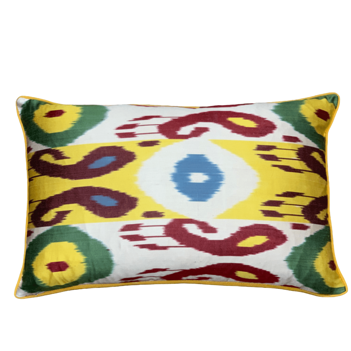 Hand Stitched Suzani Pillow (#SU501124 | 14 3/4 x 23 1/4") Pillow B. Viz Design 